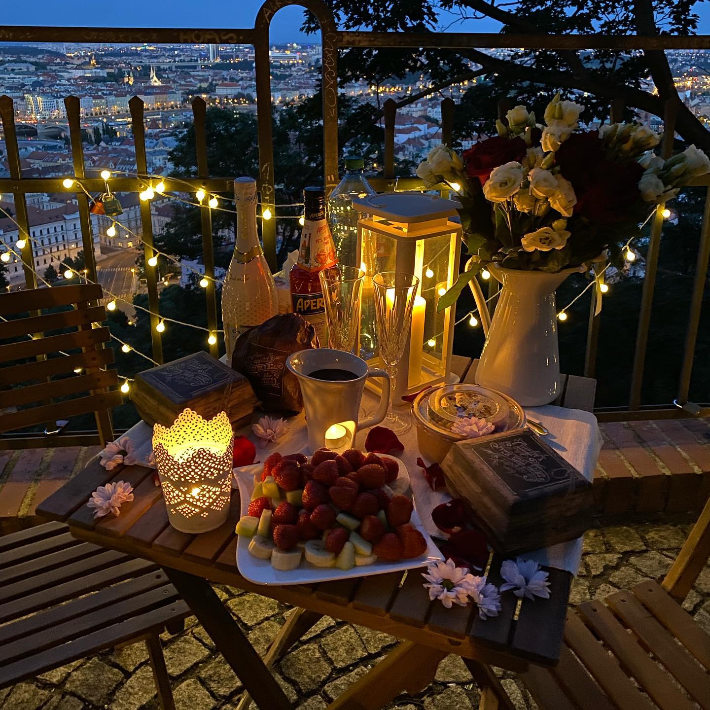 Romantic dinner place in Prague